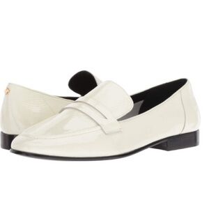 Kate Spade Cream Patent Loafers